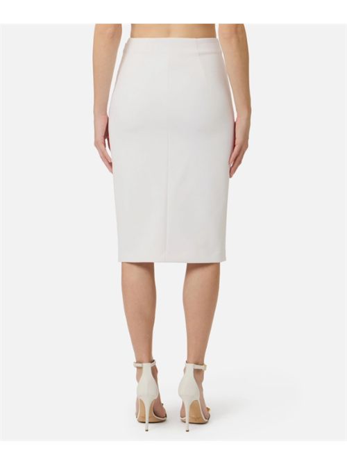 LOGO DETAIL SKIRT ELISABETTA FRANCHI | GO14761E2360 avorio